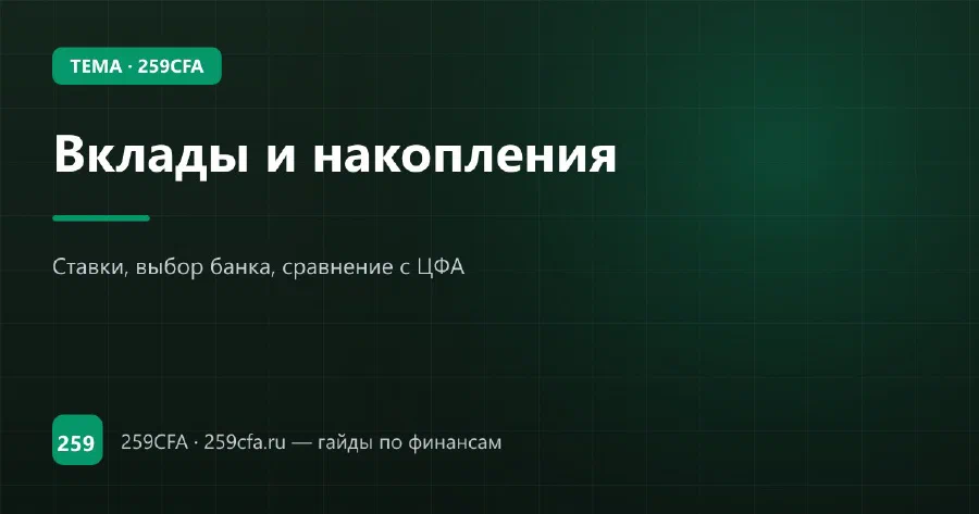 Вклады и накопления — гайд по теме