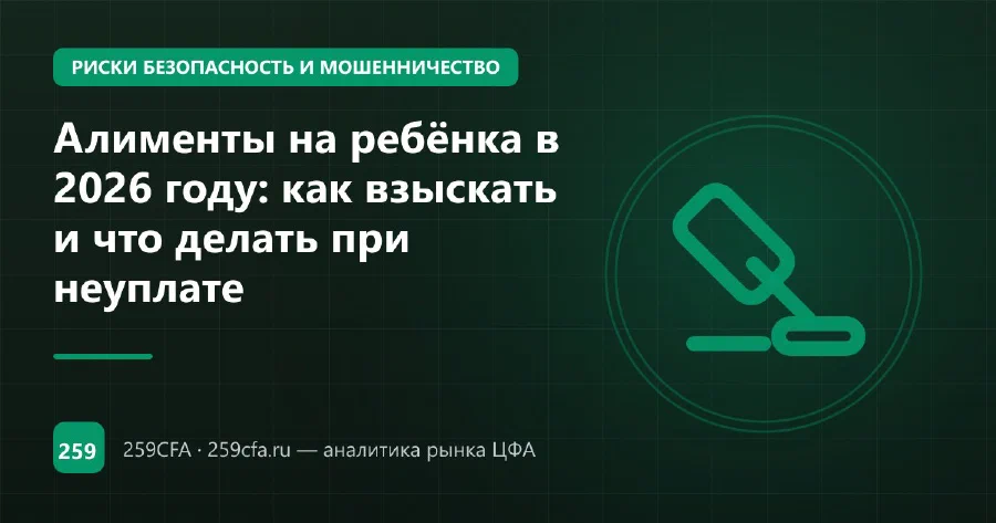 Алименты на ребёнка в 2026 году: как взыскать и что делать при неуплате
