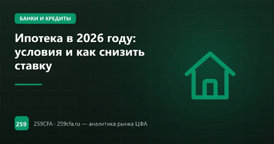Ипотека в 2026 году: условия и как снизить ставку