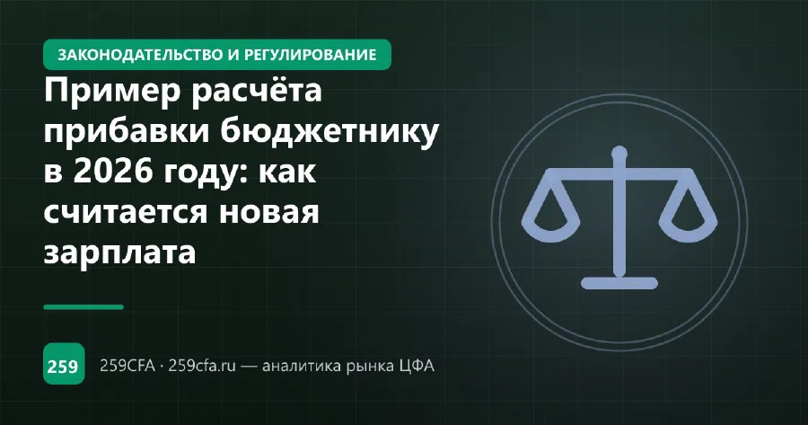 Пример расчёта прибавки бюджетнику в 2026 году: как считается новая зарплата