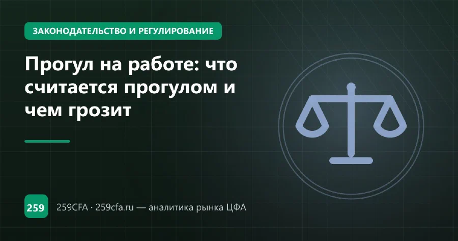 Прогул на работе: что считается прогулом и чем грозит
