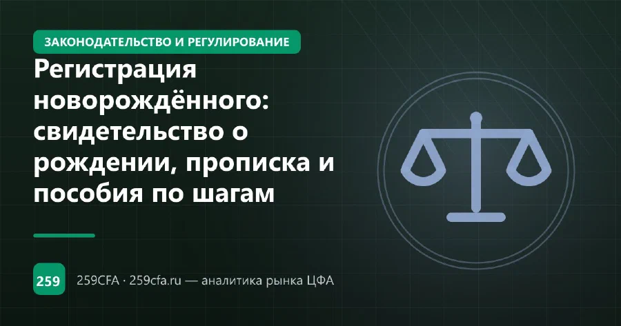 Регистрация новорождённого: свидетельство о рождении, прописка и пособия по шагам