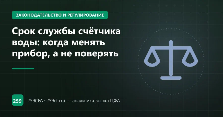 Срок службы счётчика воды: когда менять прибор, а не поверять