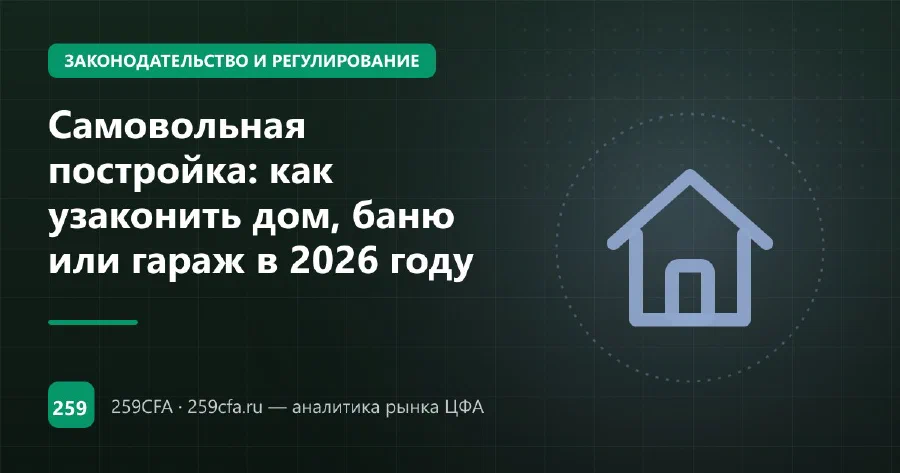 Самовольная постройка: как узаконить дом, баню или гараж в 2026 году