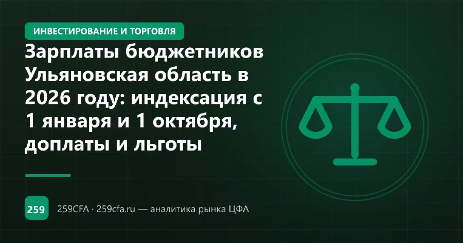 Зарплаты бюджетников Ульяновской области в 2026: индексация, доплаты и льготы