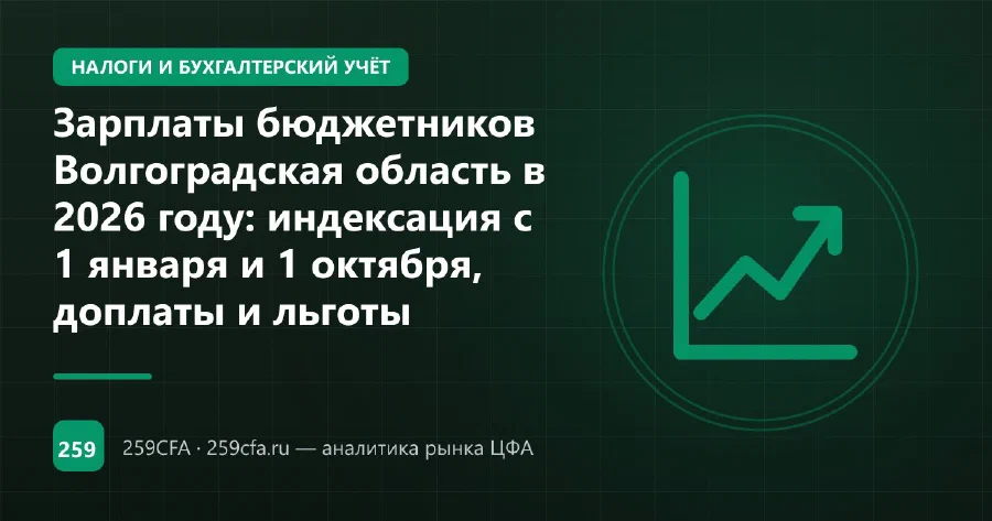 Зарплаты бюджетников Волгоградской области в 2026: индексация, доплаты и льготы